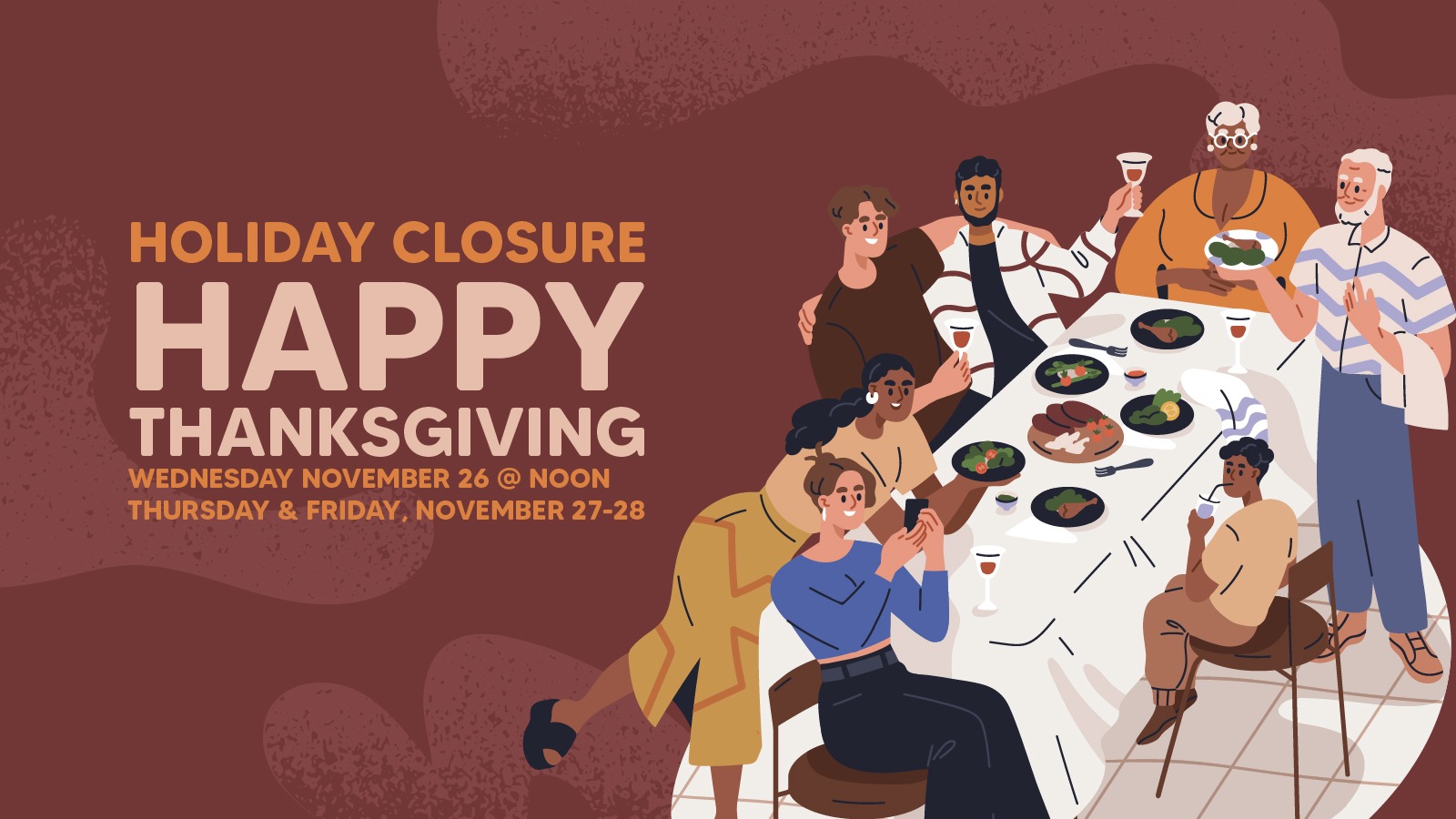 Thanksgiving closure