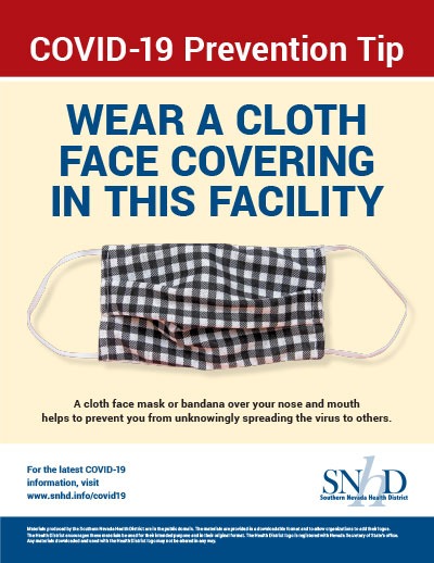 COVID-19 Prevention Tip: Wear a Cloth Face Covering