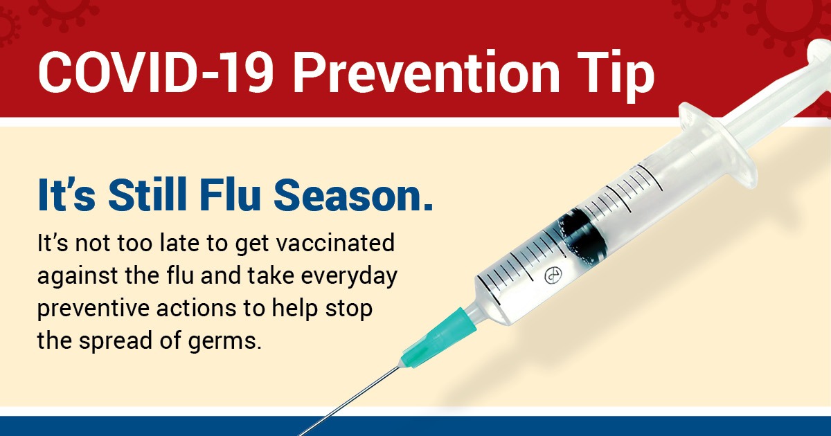 SNHD COVID-19 Prevention Tips — It's still flu season